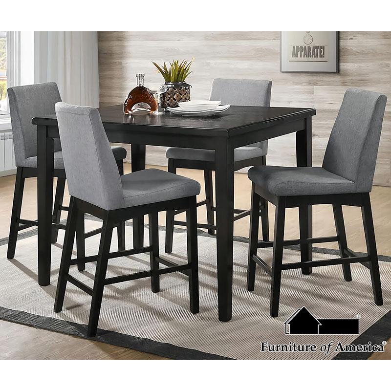 Furniture of America Strom 5 Pc. Counter Ht. Table Set