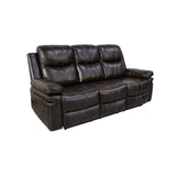 KELLEN MANUAL 2PC - SOFA / LOVE - BROWN
